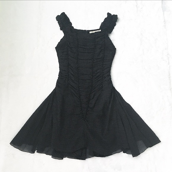 Leon Max Dresses & Skirts - Like New Leon Max Black Limited Edition Silk Dress